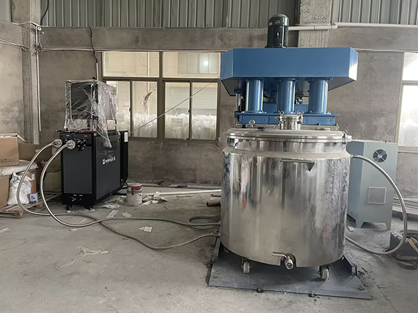 仿石漆生產(chǎn)物料混合反應(yīng)釜專用油溫機「歐能機械」
